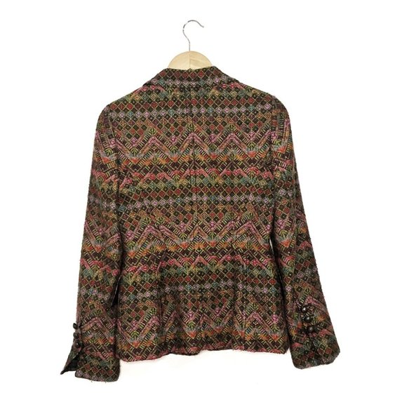 Riani | Wool Patterned Blazer - Picture 2 of 4